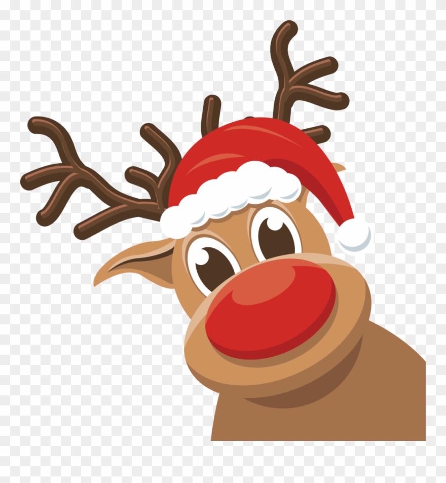 Transparent Rudolph Cartoon Clipart