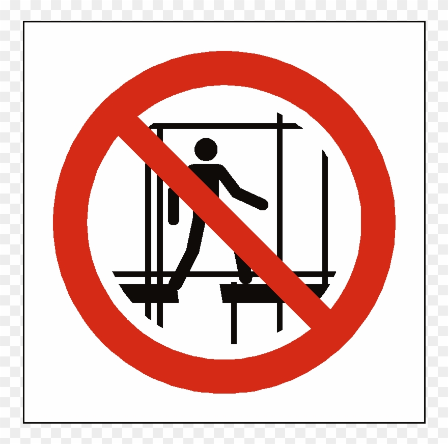 No Access To Scaffold Clipart