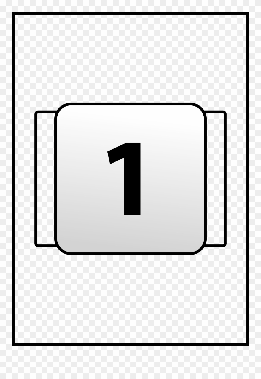 1 Rectangle Label Per A5 Sheet 120 Mm X 85 Mm - Label Clipart