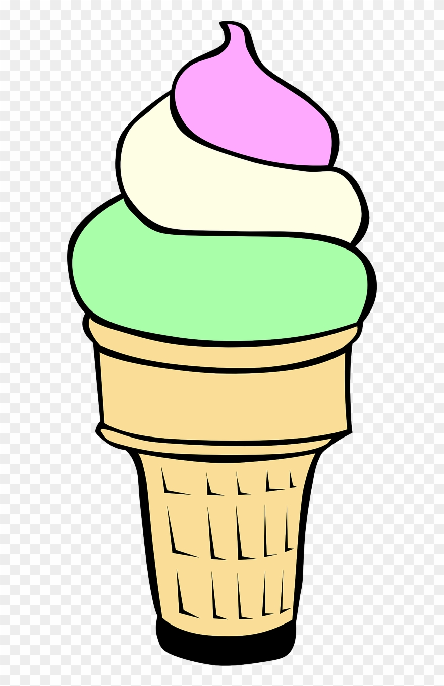 Ice Cream Cone Cornet Dessert Png Image - Ice Cream Cup Clipart Transparent Png
