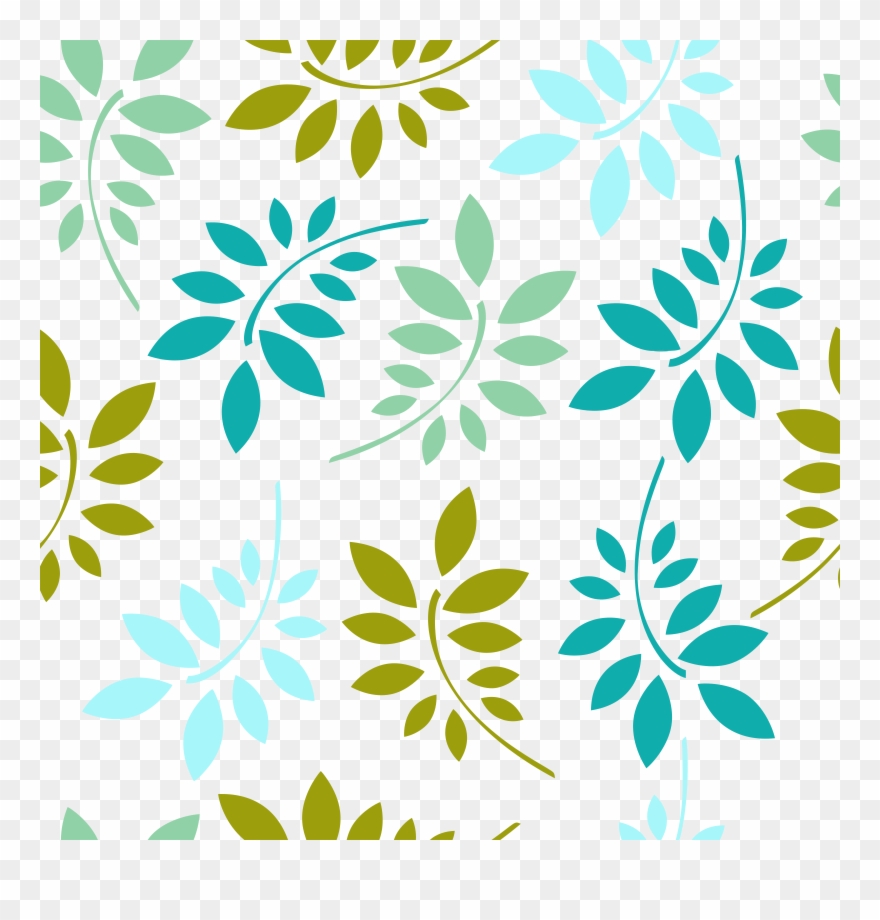 Big Image - Foliage Pattern Seamless Png Clipart