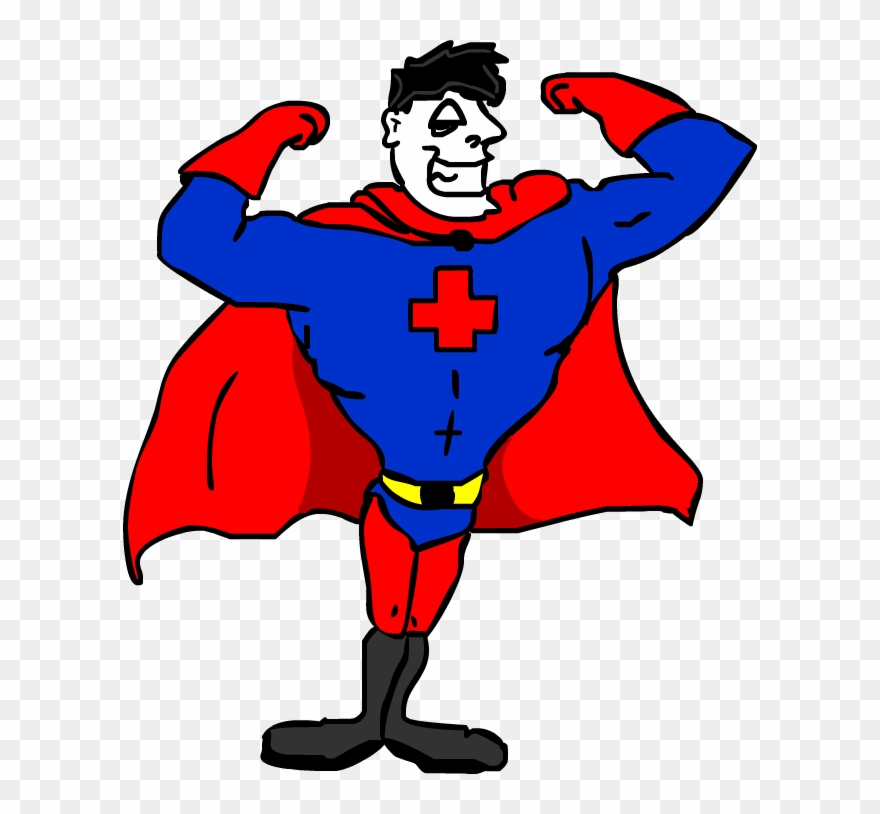 Bow Chicka Bow Wow - Red Cross Man Clipart