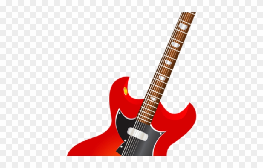 Guitar Clipart Instrumental Music - Music Instruments Guitar - Png Download