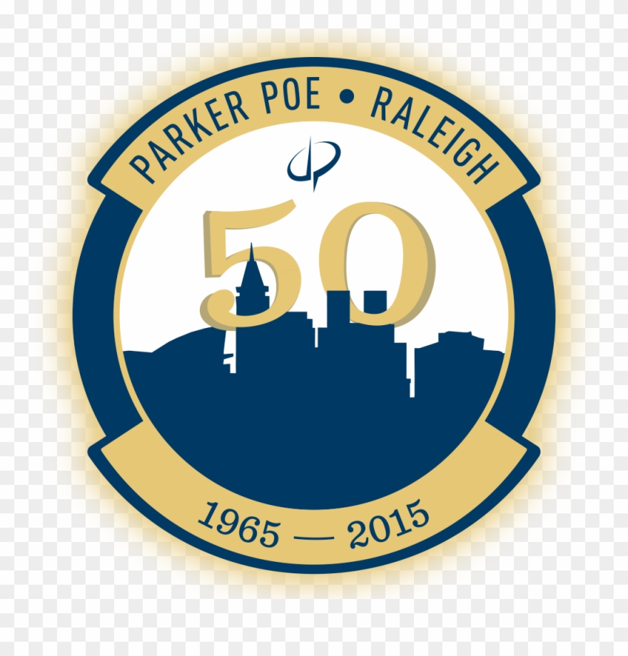 Parker Poe Celebrates 50 Years In Raleigh - T-shirt Clipart