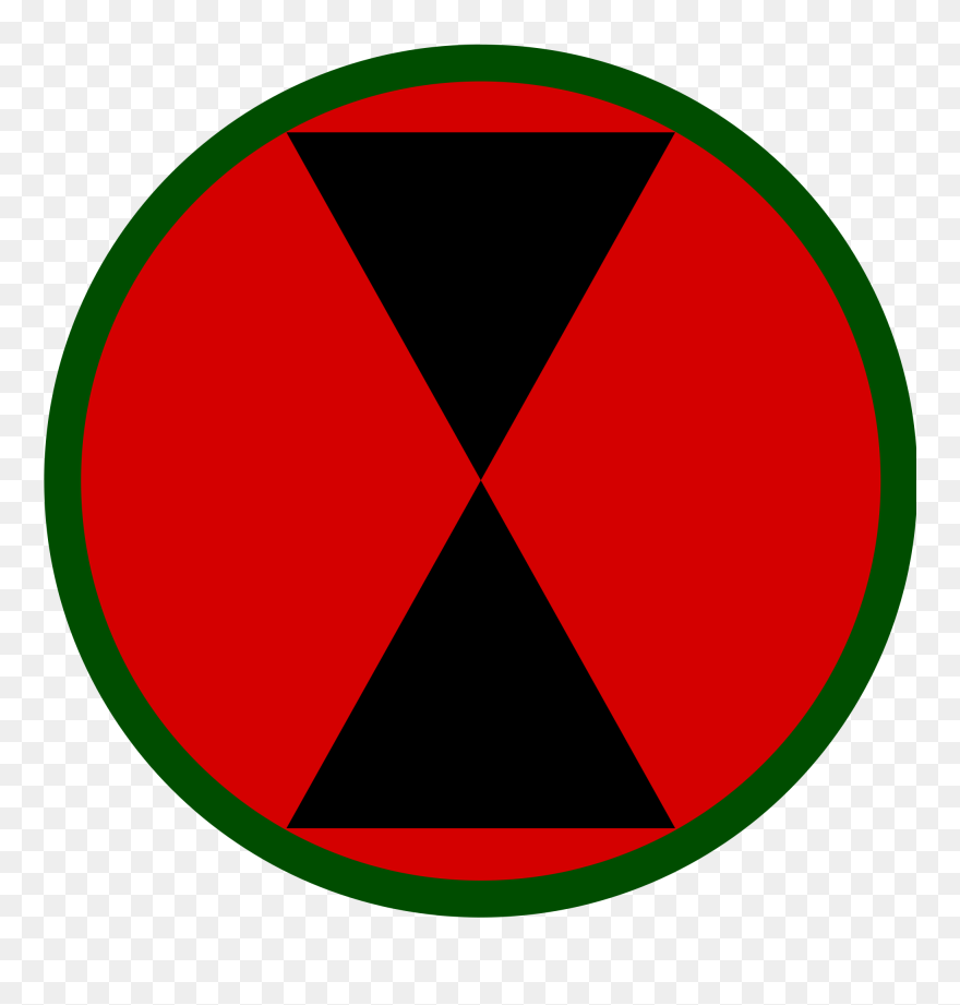 File 7th Infantry Division Ssi 1973 2015 Svg Wikipedia - Lucky Cat Clipart