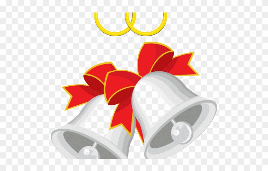 Ribbon Clipart Anniversary - Christmas Bell Vector - Png Download