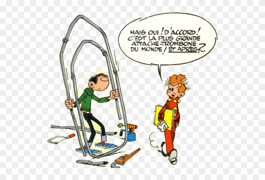 Quelle Invention - Gaston Lagaffe Deguisement Clipart