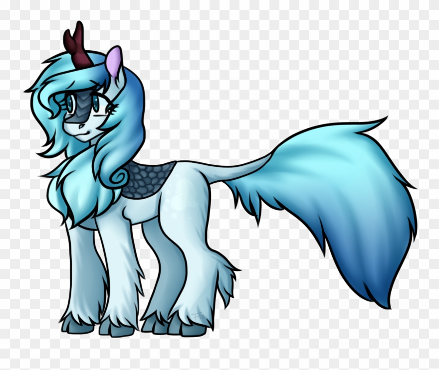 Fishtoonz, Cloven Hooves, Female, Kirin, Kirin Oc, - Artist Clipart