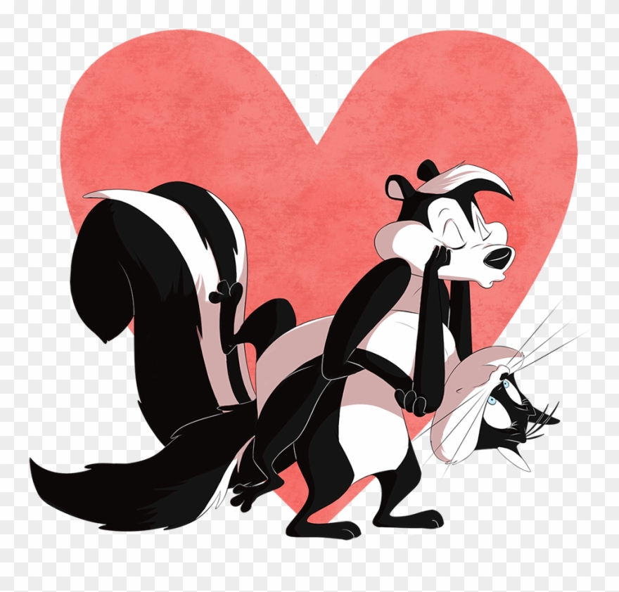 L'amour - Penelope Pussycat And Le Le Pew Clipart