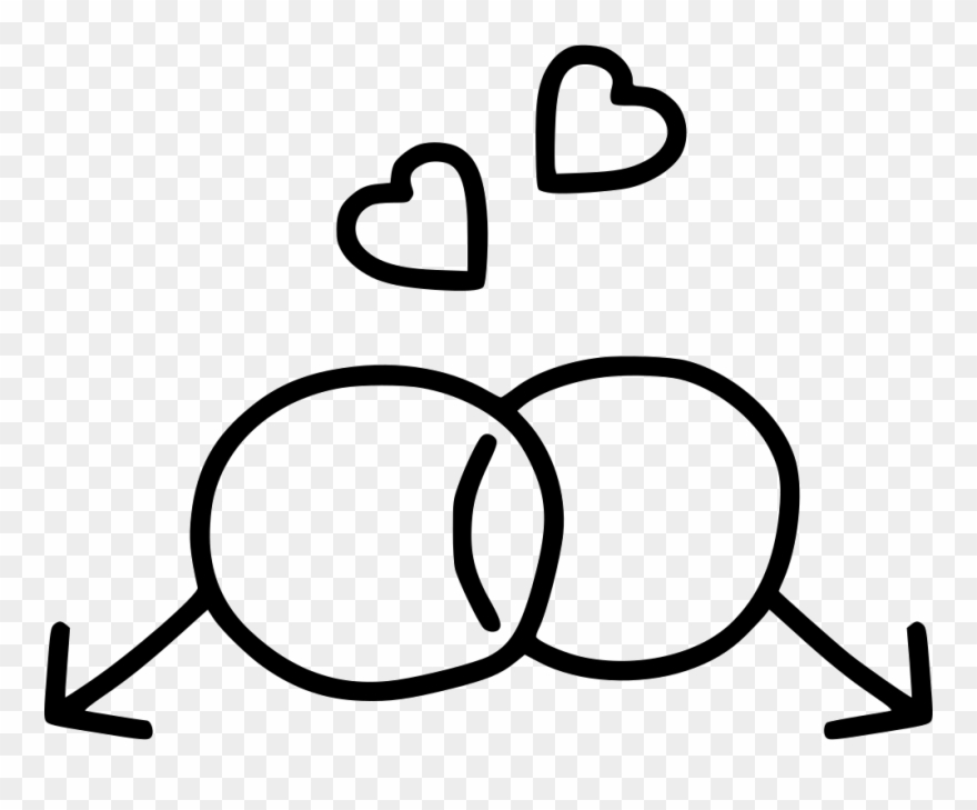Gay Couple Heart Romantic Lgbt Comments - Doodle Love Couple Png Clipart