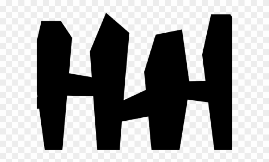 Creepy Clipart Fence - Jpeg - Png Download