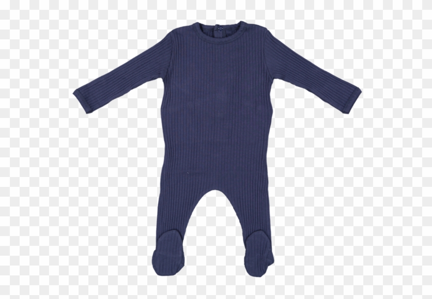 Juste Cle Navy Rib Footie - Helly Hansen - Baby Legacy Wool Body Clipart