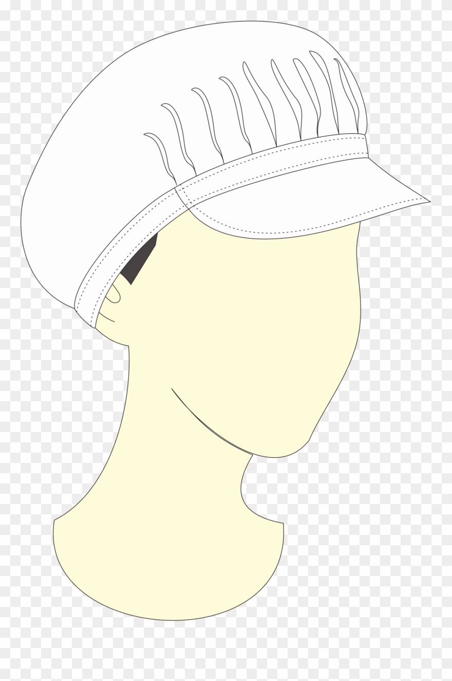 Cleanroom Cap - Cartoon Clipart