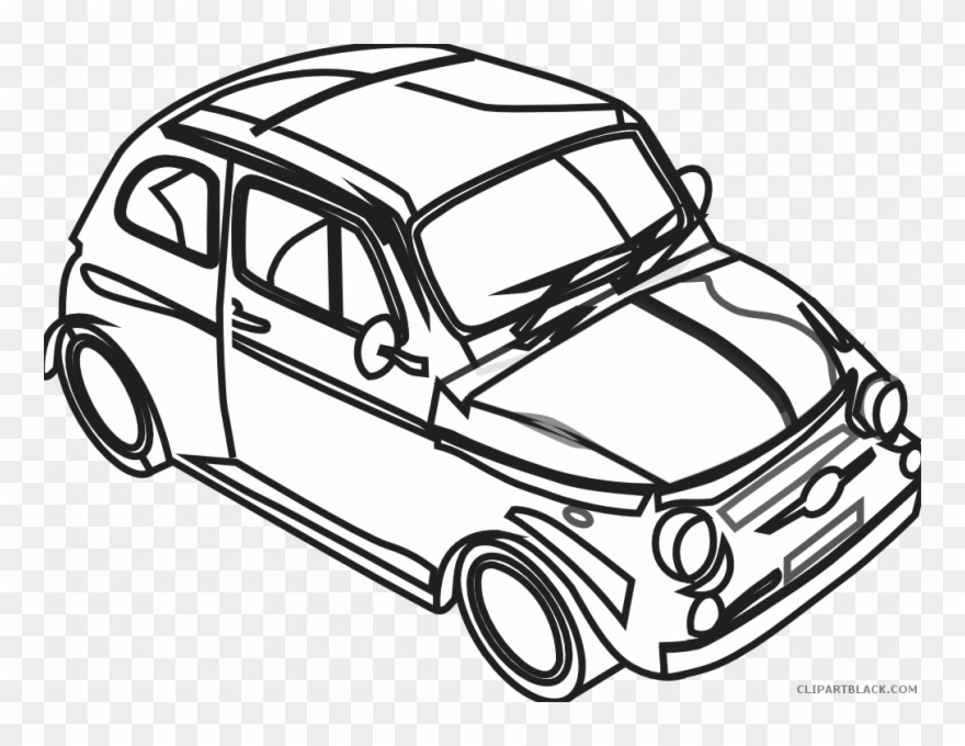 Download Car Clipart Black And White - Clip Art Black And White Car - Png Download