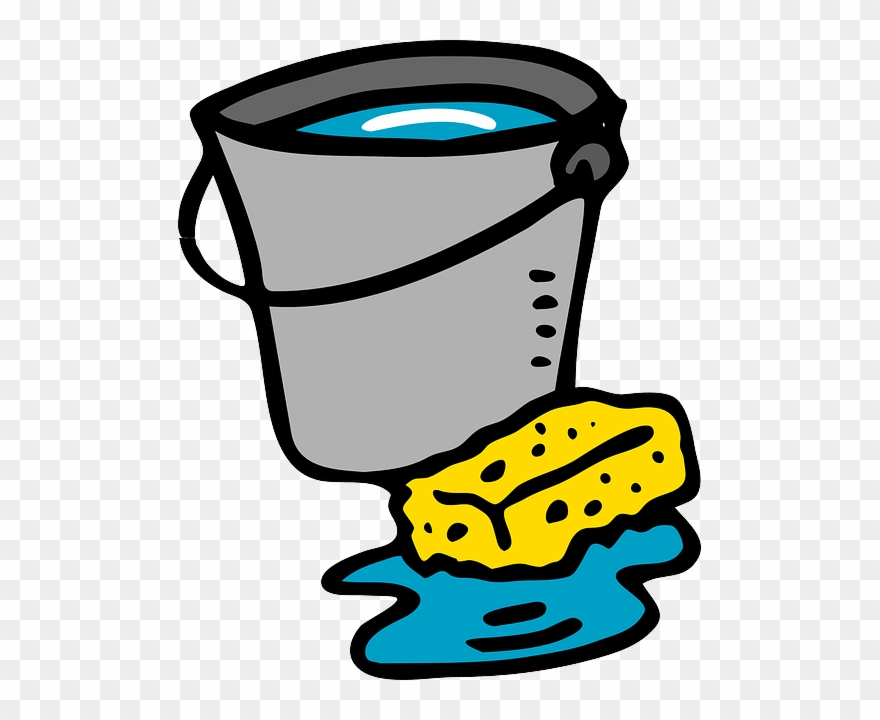 Mold Cleanup Starts - Cleaning Clip Art - Png Download