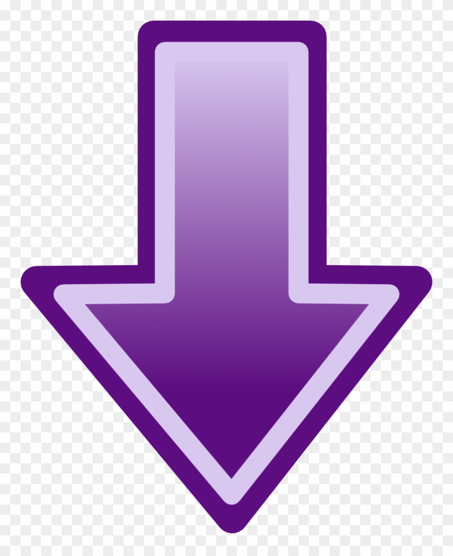 Purple Arrow Pointing Down Clipart