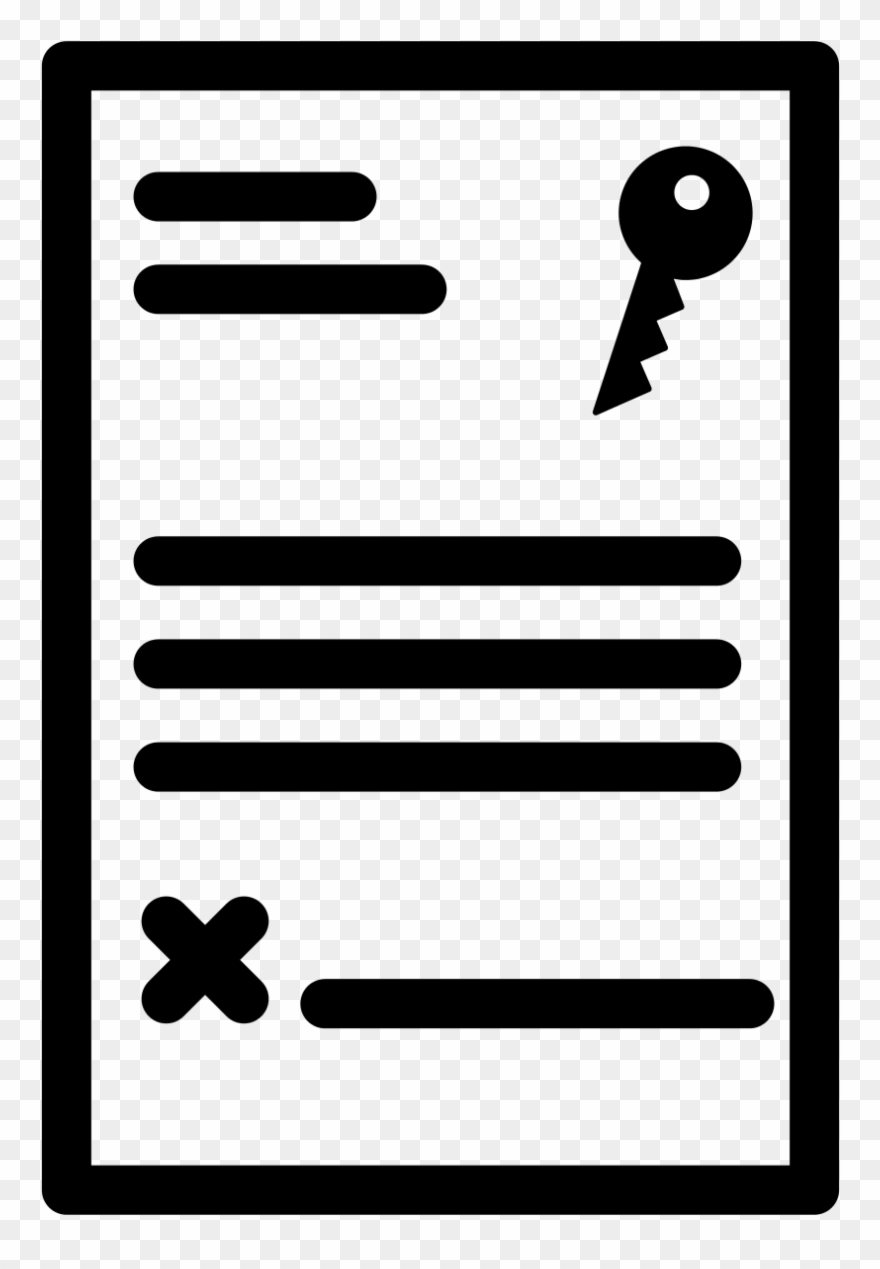 Documenting A “chain Of Title” Through Deed Research - Lease Icon Png Clipart