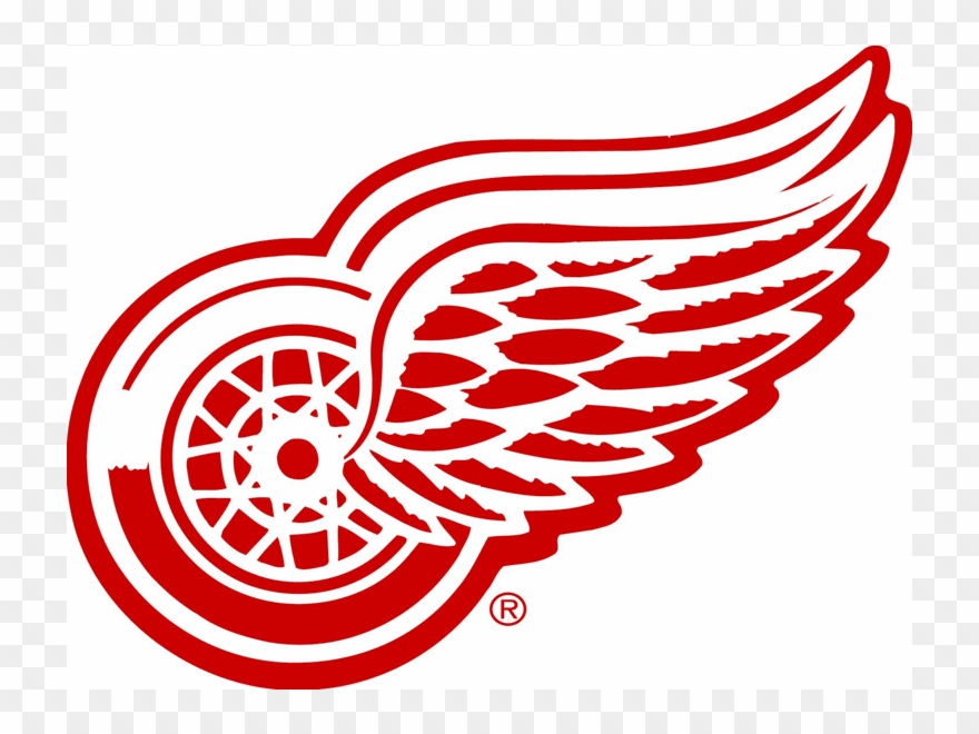 Sports-related Items - Detroit Red Wings Love Clipart