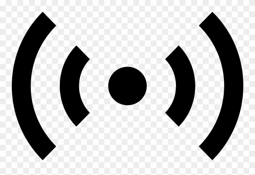 Rfid Signal Icon - Radio Frequency Icon Clipart