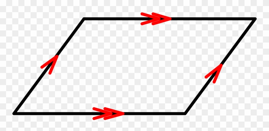 File - Parallelogram Definition - Svg - 4 Sided Shape Parallelogram Clipart