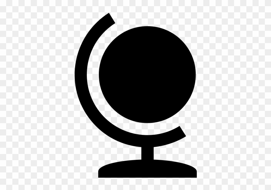 Globe Rubber Stamp - Omap Clipart