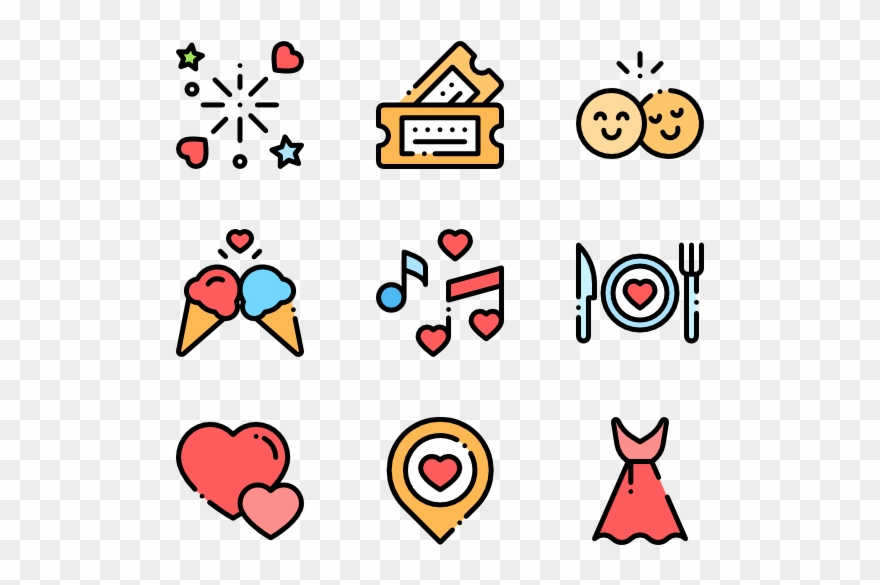 Heart Icons Free Date Clipart