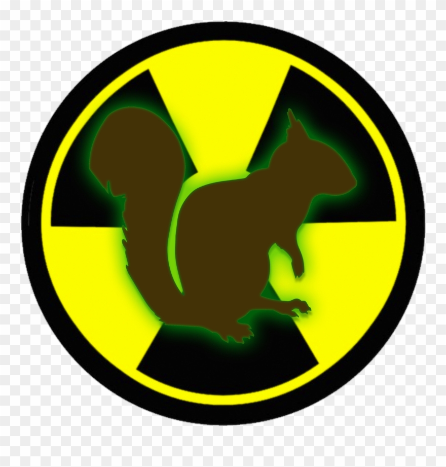 Radioactive Squirrels - Radiation Symbol No Background Clipart