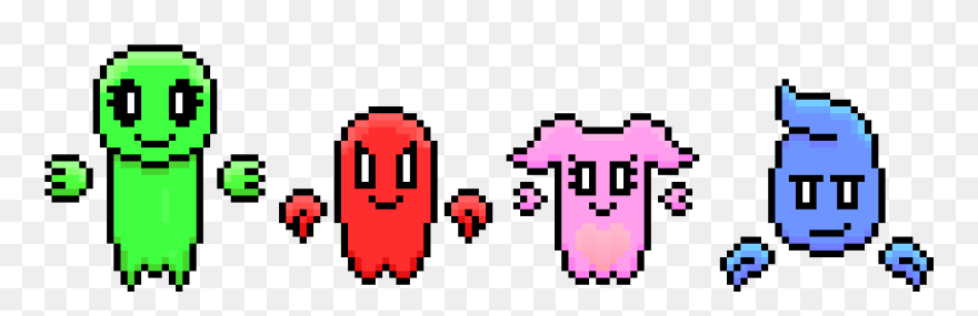 The Ghosts - Danganronpa 3 The End Of Kibougamine Gakuen Pixel Art Clipart