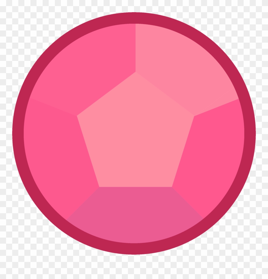 Rose Quartz's Gem Rose Quartz Steven Universe, Big - Roses Gem Steven Universe Clipart