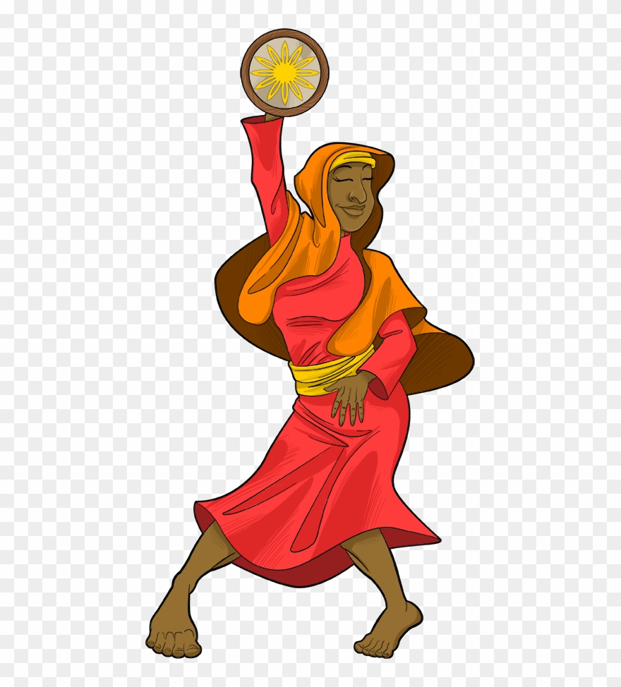 Celebration The Hebrews Crossed The Red Sea Safely Clipart