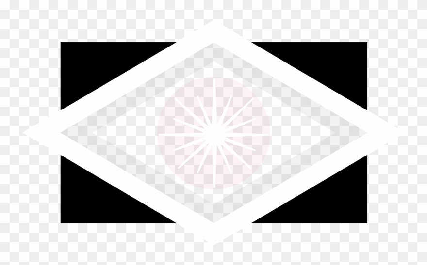 The Four Solid Triangles Surrounding The Wisdom Eye - Triangle Clipart