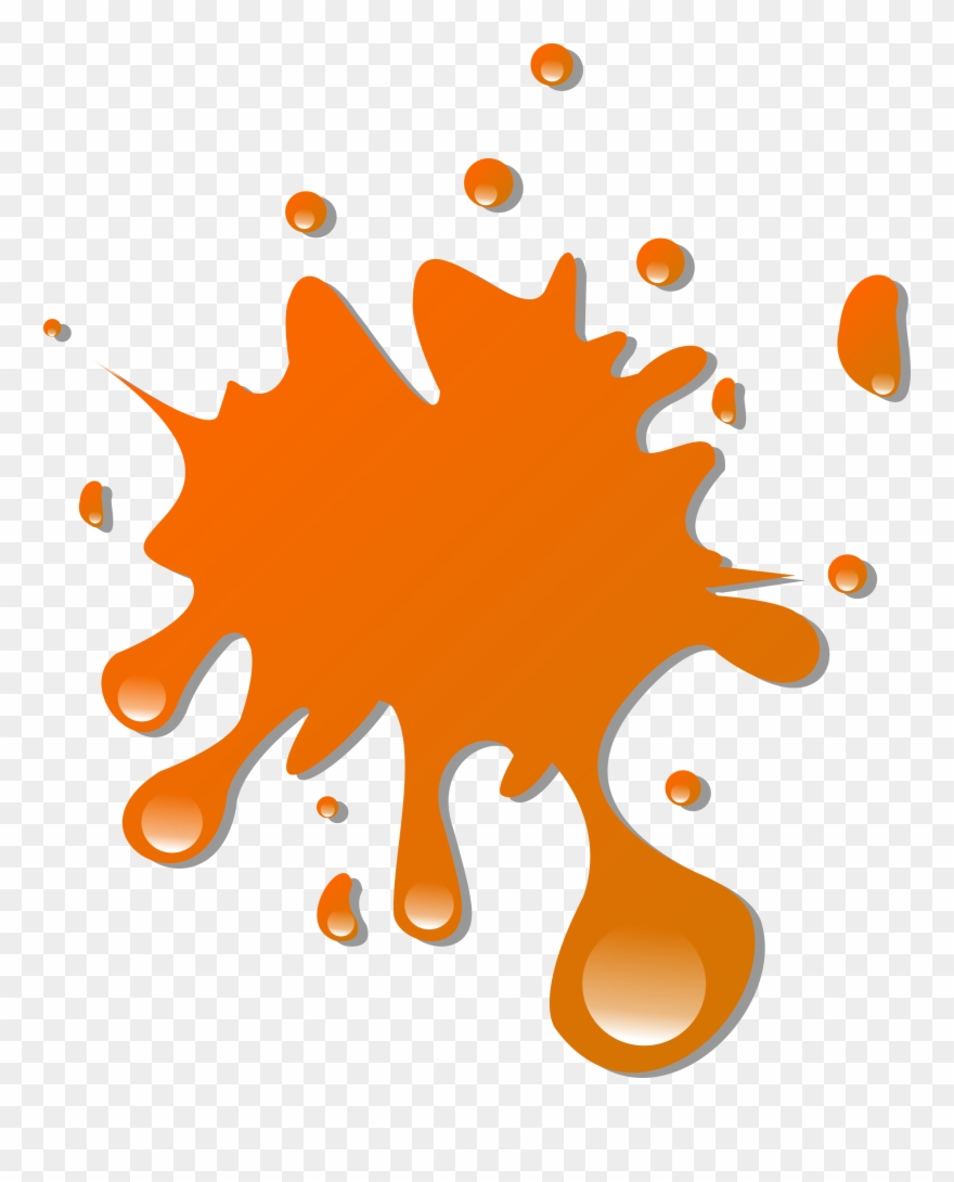 These Are The Two Least Favoured Colours By People, - Salpicadas De Pintura Png Clipart