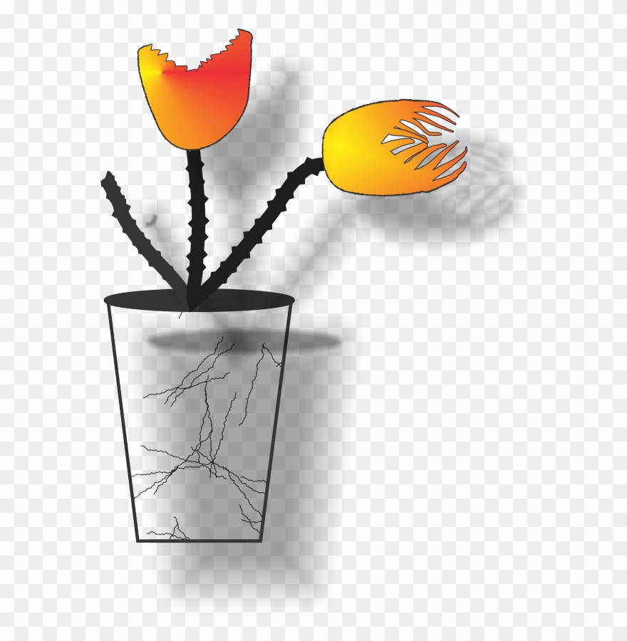 In This Exercise, We're Going To Draw A Vase Of Flowers Clipart