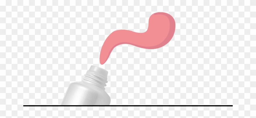 Tube With Red Color - Illustration Clipart