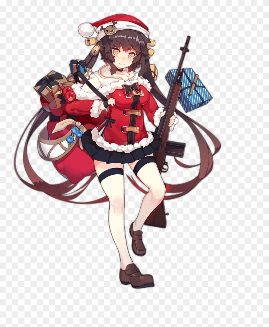 M Girls Frontline Gamepress Png Sniper M14 Anime Girl - 少女 前線 聖誕 節 Clipart