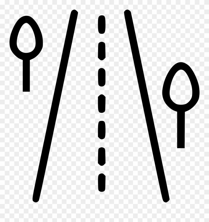 Road Travel Highway Tree Car Comments - Car Clipart