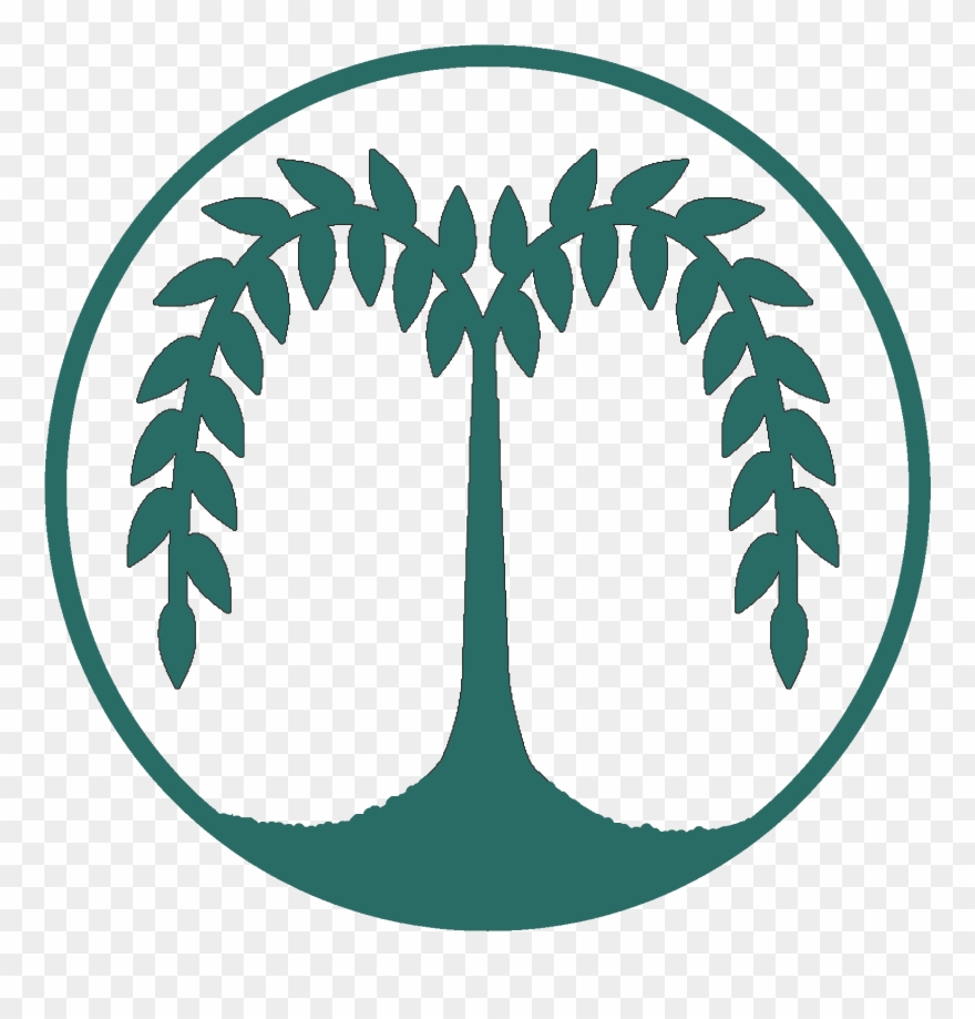 Prim Willow Ornament (round) Clipart