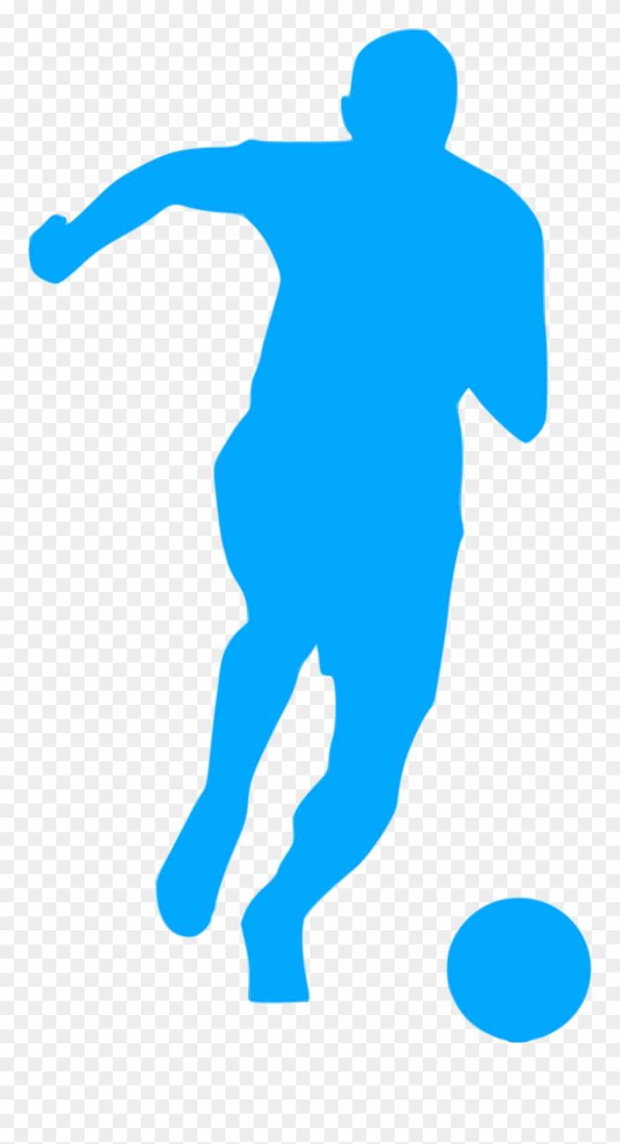 Silhouette Football 27 Icons Png - Icono Jugador De Futbol Clipart