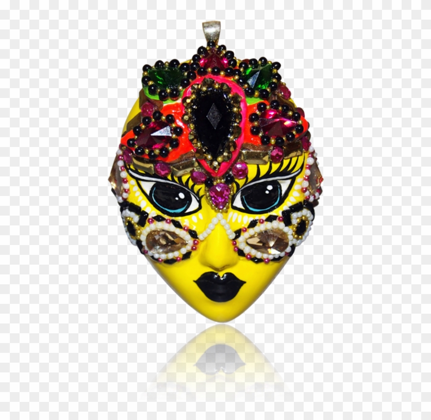 Pendant 002 Handmade, Artistic Jewelry Made In Only - Mask Clipart