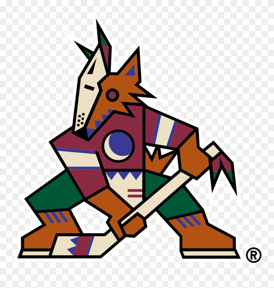 File Phxold Svg Wikipedia Phoenix Coyotes Wallpaper - Arizona Coyotes Old Logo Clipart
