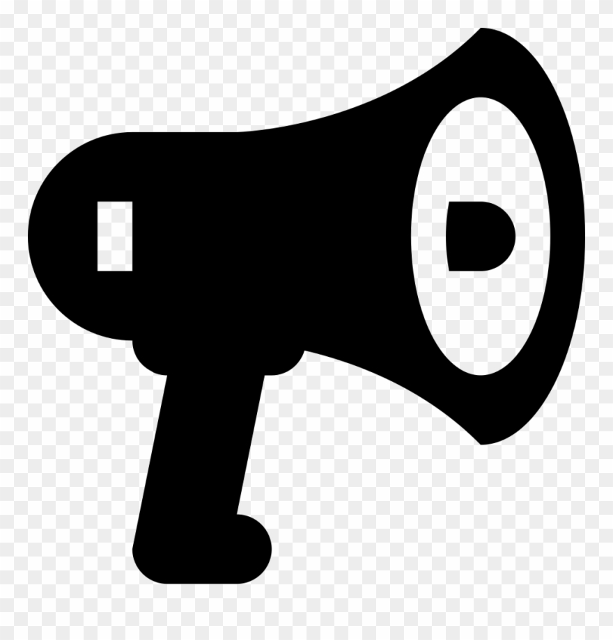 Bullhorn Comments - Icon Clipart