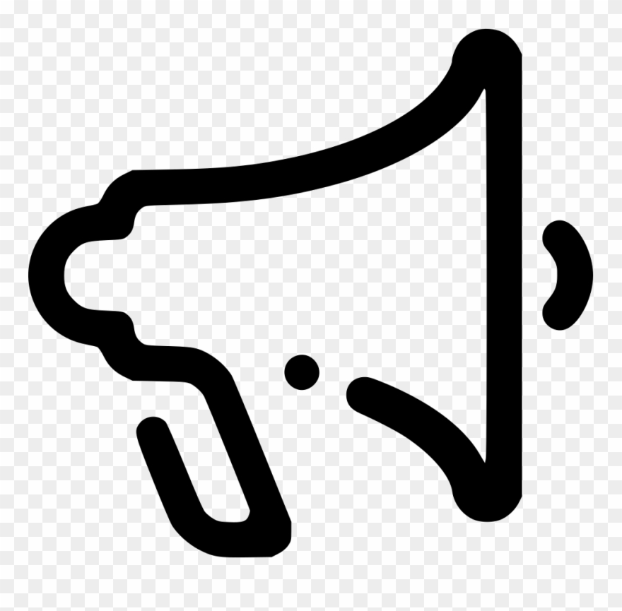 Bullhorn Comments - Communication Clipart