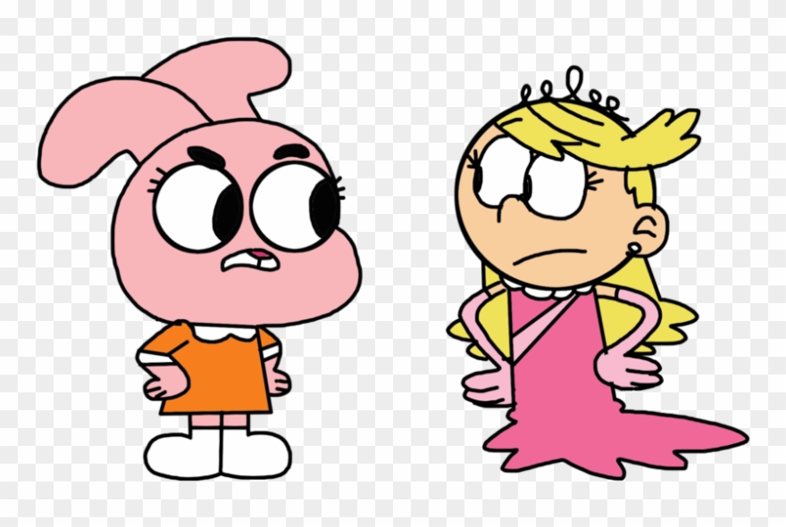 Anais Watterson Meets Lola Loud By Marcospower1996-dav6cp1 - Lincoln Loud Gumball Watterson Clipart