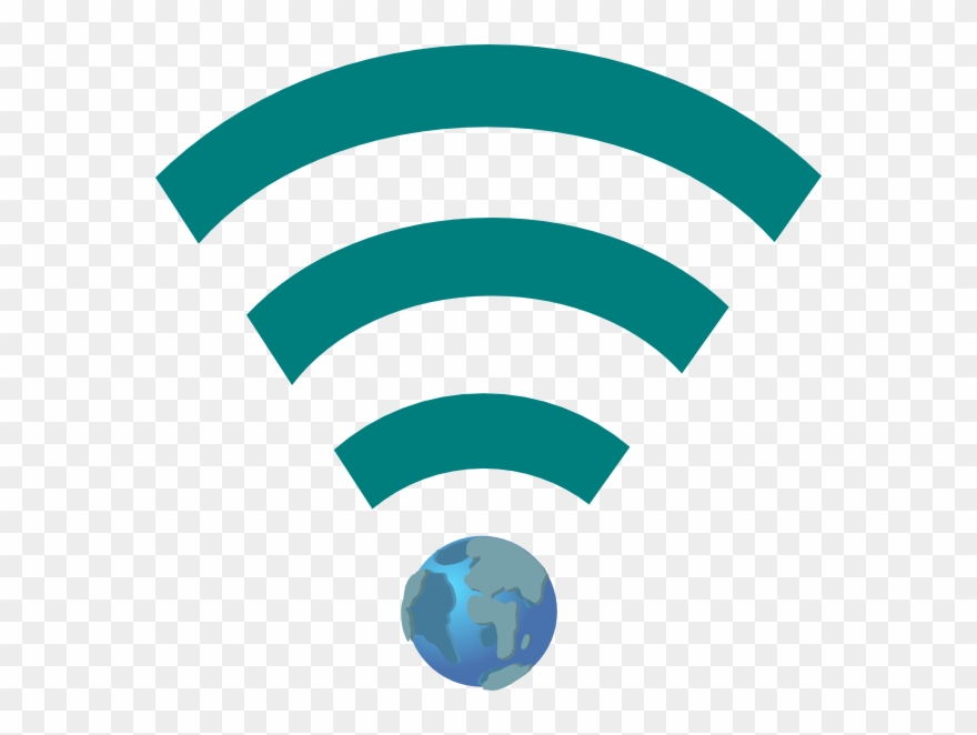 This Free Clip Arts Design Of Green Wifi Link With - Png Download