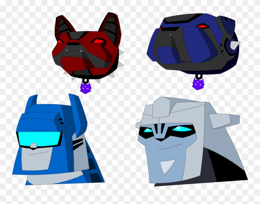 Animated Head Studies - Transformers Animated Rumble And Frenzy Clipart