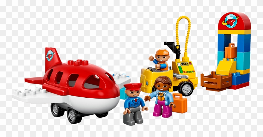 Lego Duplo, Klocki Lotnisko, 10590 - Lego Duplo Town Airport 10590 Clipart
