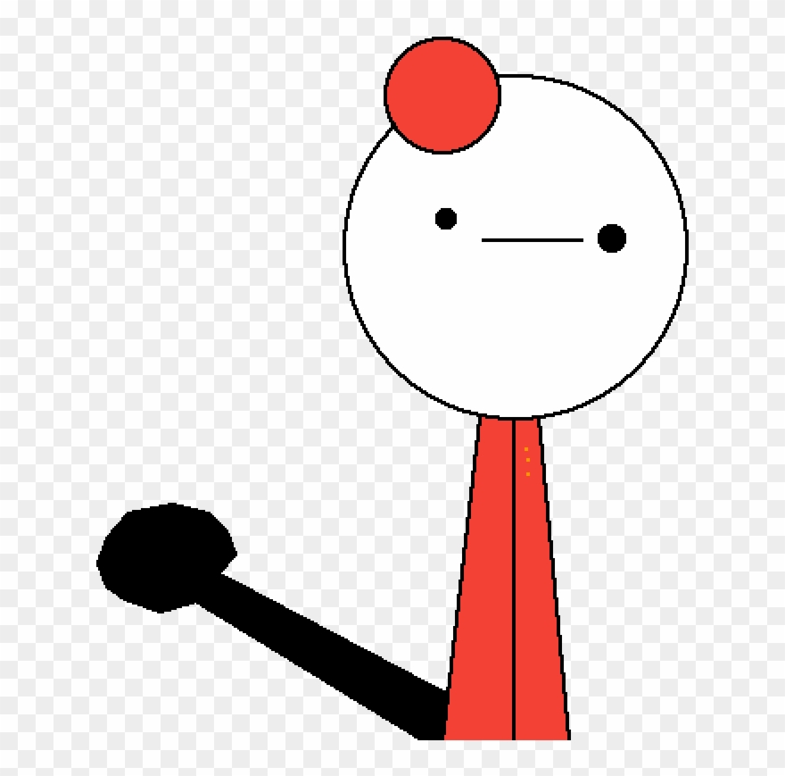 Roundish Fez Guy - Cartoon Clipart