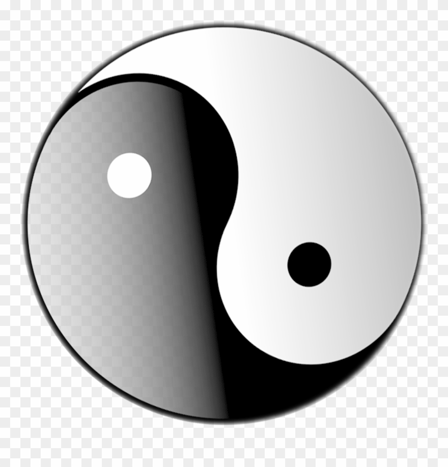Yin And Yang Symbol Clip Art - Png Download