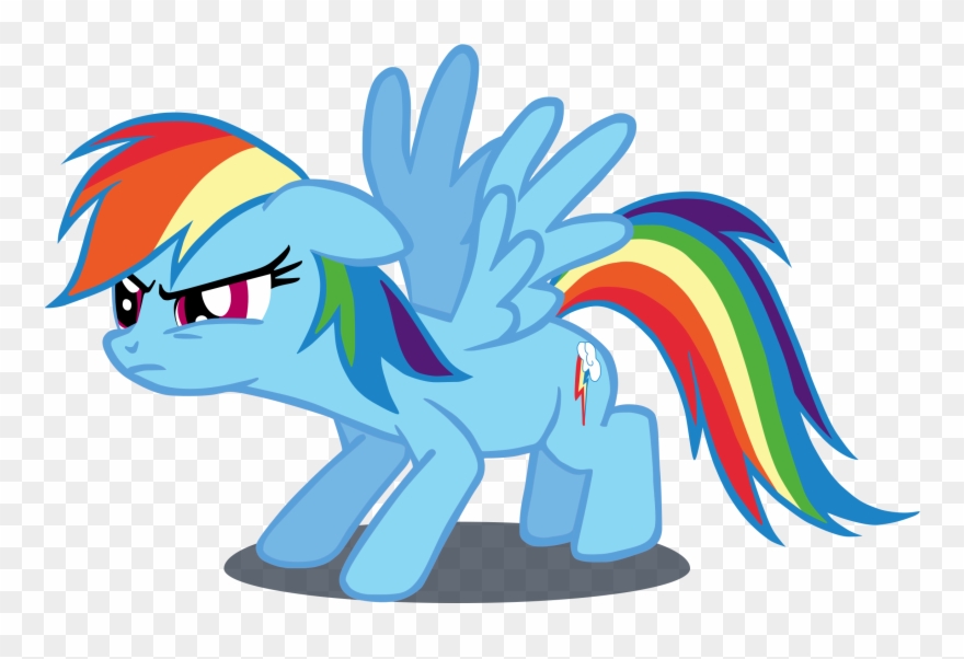 Clipart Of Rainbow Dash - Png Download