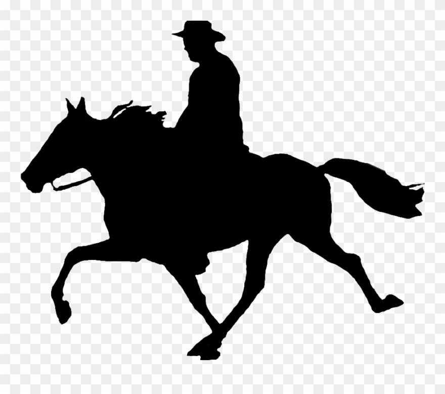 Silhouette Of A Horse On Hind Legs Rearing - Speed Racking Horse Silhouette Clipart